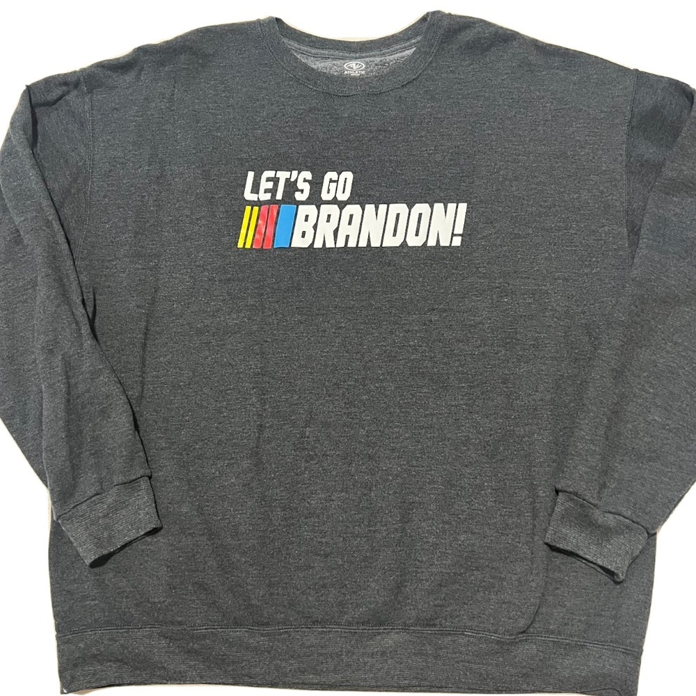 Let’s Go Brandon XL Crewneck sweatshirt men Joe Biden Funny